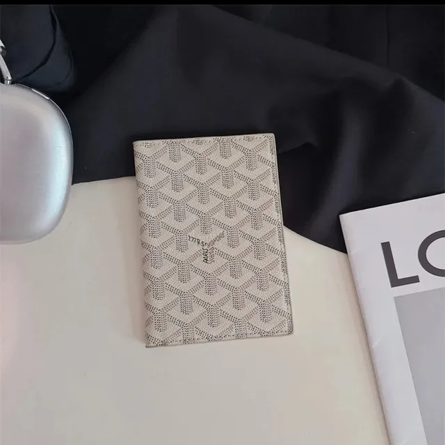 Goyard Saint Louis Passport Cover Goyardine Canvas