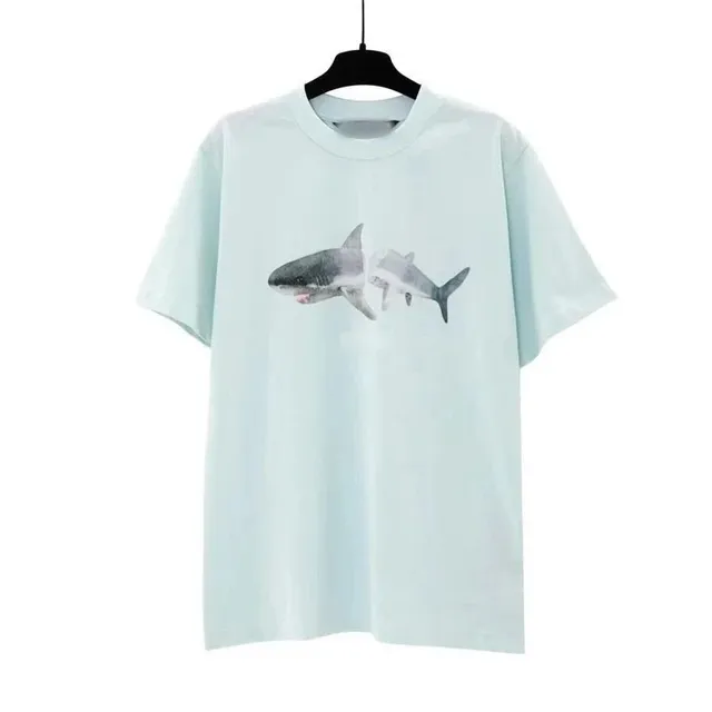 Palm Angels Shark Tee Shark Print