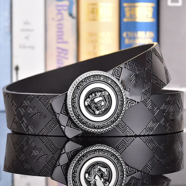 11 # Silver Buckle+Antique Medusa Black
