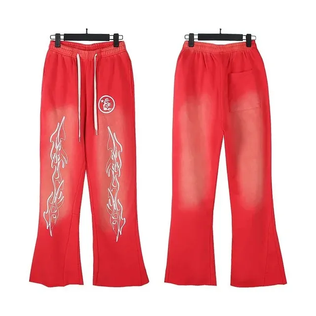 Hellstar Flame Print Sweatpants