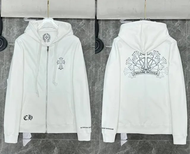 Chrome Hearts Zip-Up Hoodie