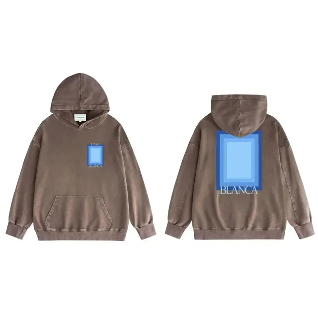 Casablanca Hoodie Casa Blanca Blue Frame
