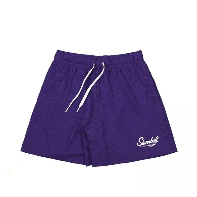 Mesh Shorts White Logo
