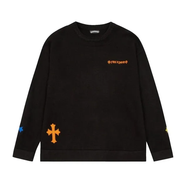 Chrome Hearts Knit Sweater Cross Embroidery