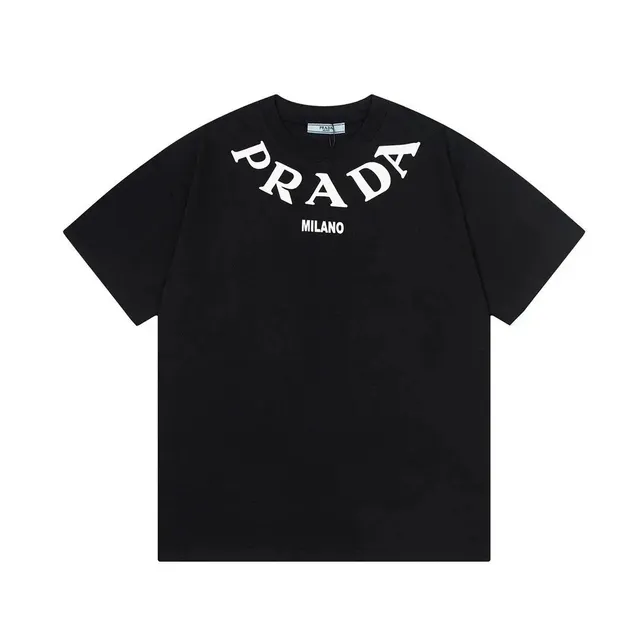 Prada Logo T-Shirt Milano Arch