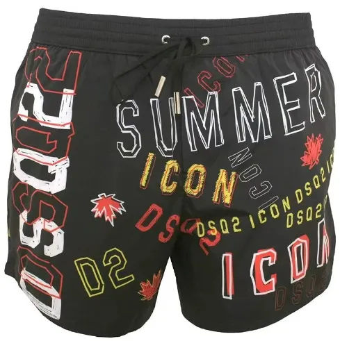 Dsquared2 Icon Swim Shorts Graphic Print