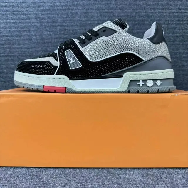 Louis Vuitton LV Trainer Crystal Embellished