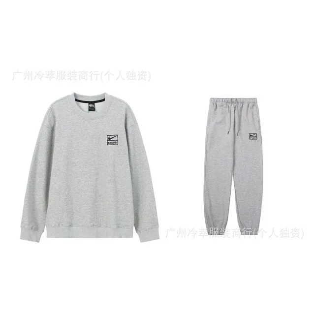 Stüssy × Nike Crewneck & Joggers Set