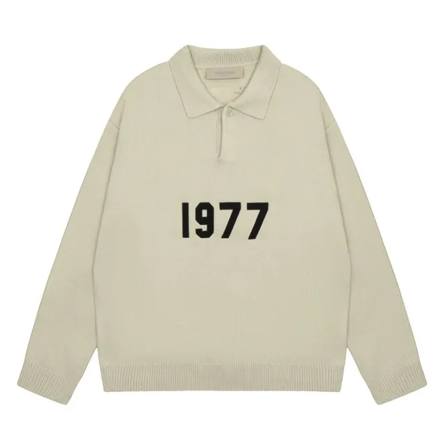Fear of God Essentials Polo Knit Sweater 1977 Logo