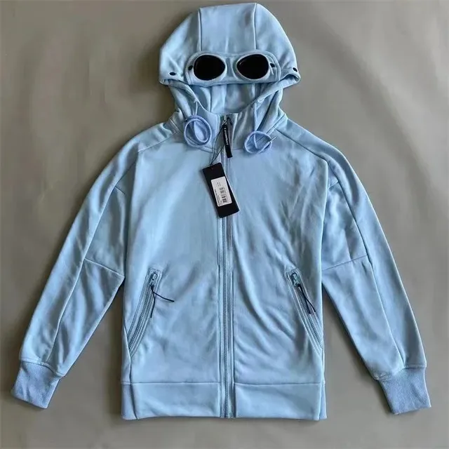 C.P. Company Goggle Hoodie Light Blue