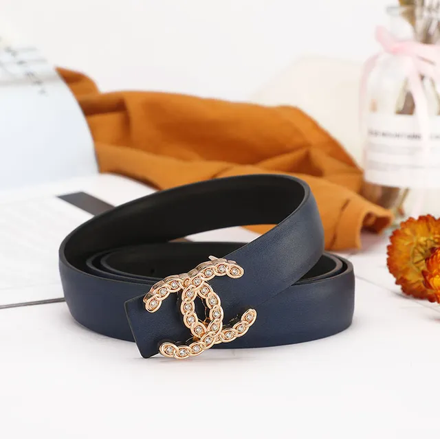 Chanel CC Logo Belt Crystal-Embellished