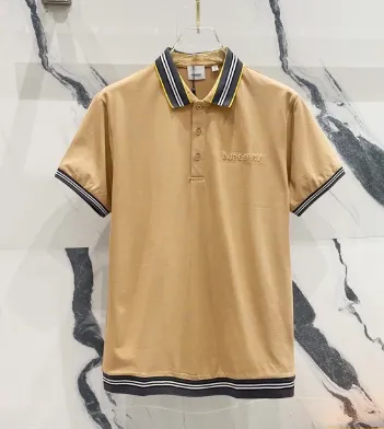 Burberry Polo Shirt Striped Trim
