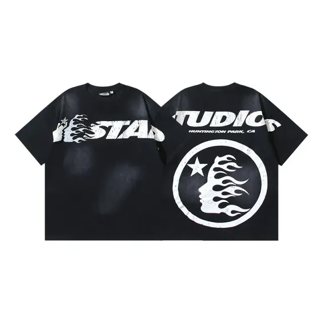 Hellstar Graphic Tee Flame Star Print