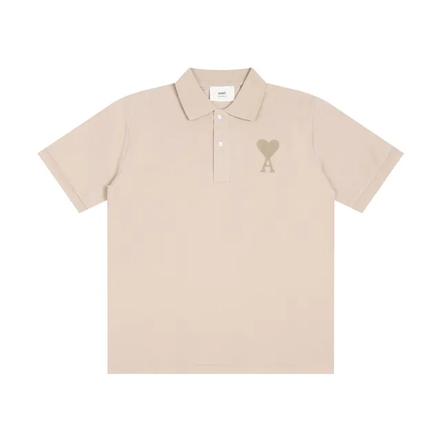AMI Paris Polo Shirt Heart Logo