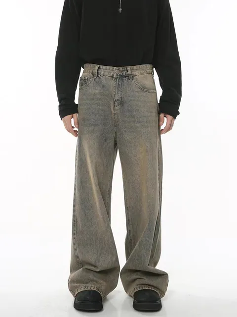 Levi's Wide-Leg Jeans Washed Grey