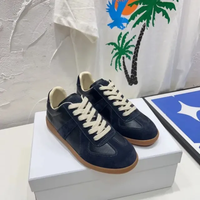 Maison Margiela Replica Sneaker Navy Suede
