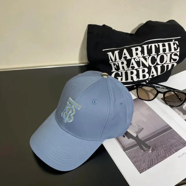 Burberry Baseball Cap Monogram Embroidery