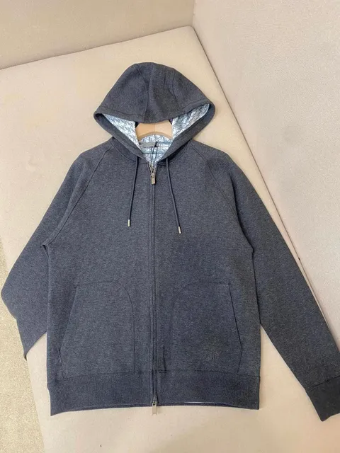Dior Zip-Up Hoodie Monogram Lining