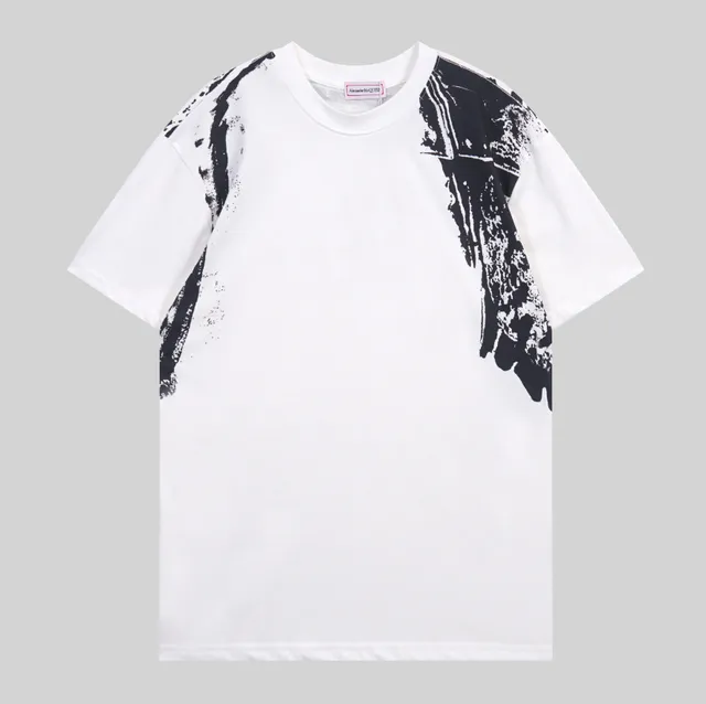 Alexander McQueen Printed T-Shirt Brushstroke Print