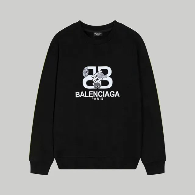 Balenciaga Crewneck Sweatshirt BB Logo Print