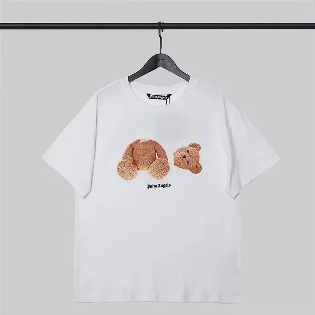 Palm Angels Graphic Tee Teddy Bear Print