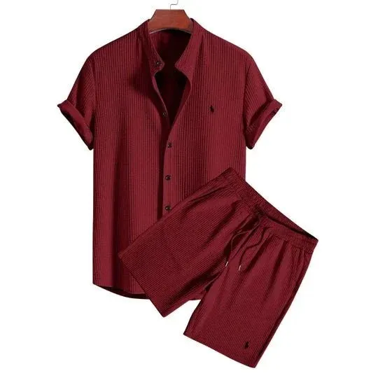 Polo Ralph Lauren Ribbed Shirt and Shorts Set