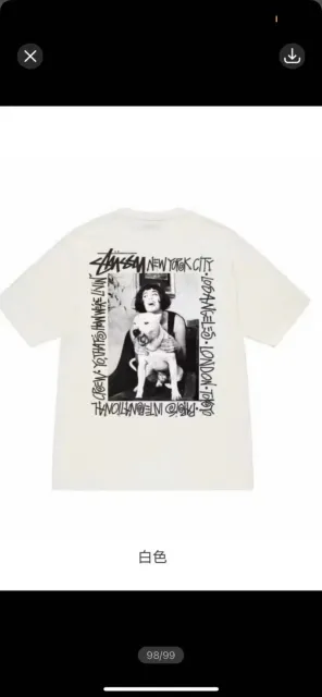 Stüssy Graphic Tee Dog Photo Print
