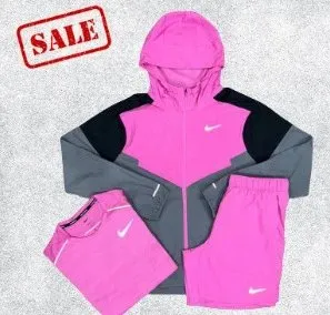 Nike Tech Fleece Set Pink/Grey/Black