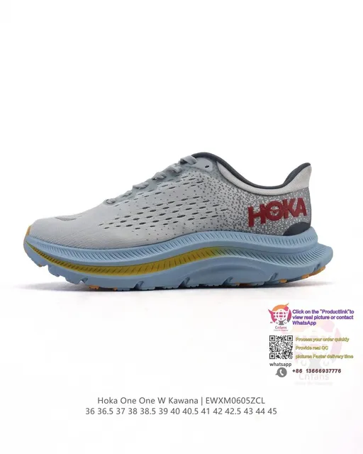 Hoka One One W Kawana Grey Blue Yellow