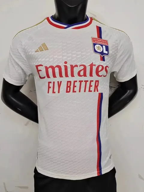 Adidas Olympique Lyonnais Home Jersey Emirates Fly Better