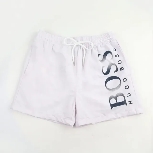 Hugo Boss Logo Swim Shorts Bold Print