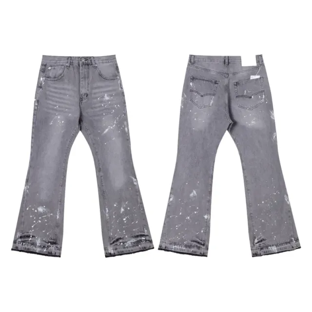 Levi's Flared Jeans Paint Splatter Wash