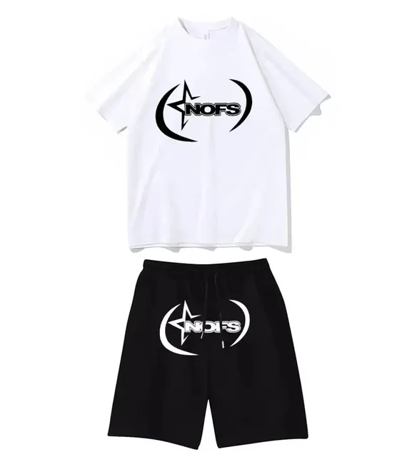 NOFS Logo Tee & Shorts Set Star Crescent Logo