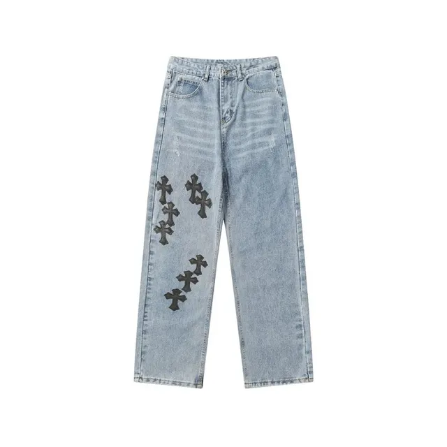 Chrome Hearts Cross Patch Jeans