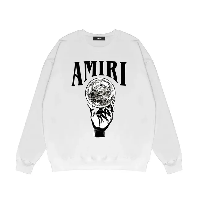 Amiri Crewneck Sweatshirt Crystal Ball Graphic
