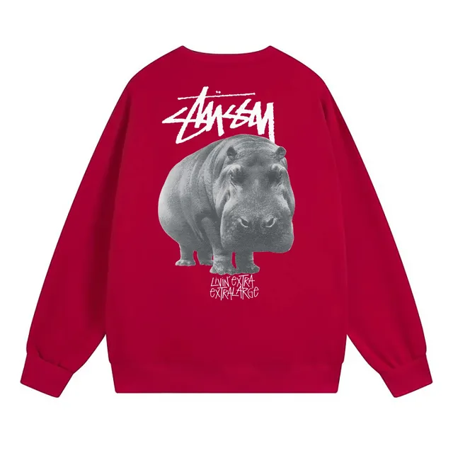 Stüssy Crewneck Sweatshirt Hippo Print