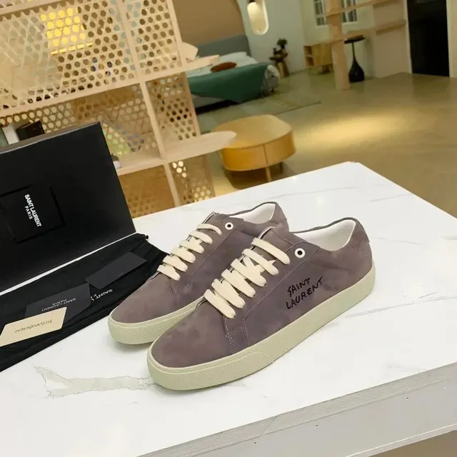 Saint Laurent SL/06 Sneaker Suede Logo