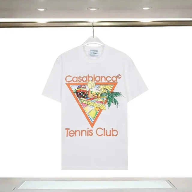 Casablanca Tennis Club Tee Triangle Print