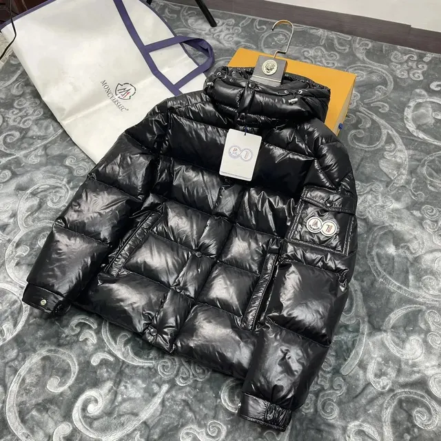 Moncler Down Jacket Shiny Quilted