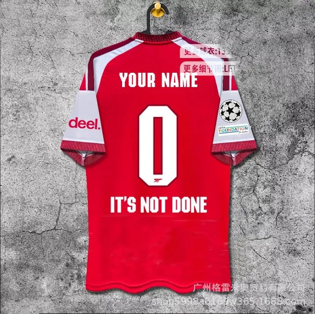 26-27 Arsenal Home Champions League Customization \