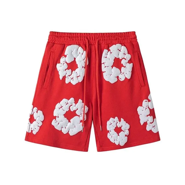 Corteiz Wreath Shorts Cloud Wreath Print