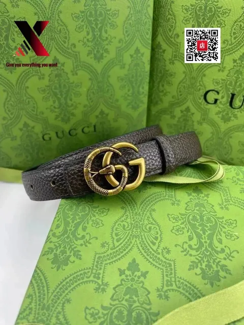 Gucci Horsebit 1955 Belt Brown Leather with Gold Snake Buckle