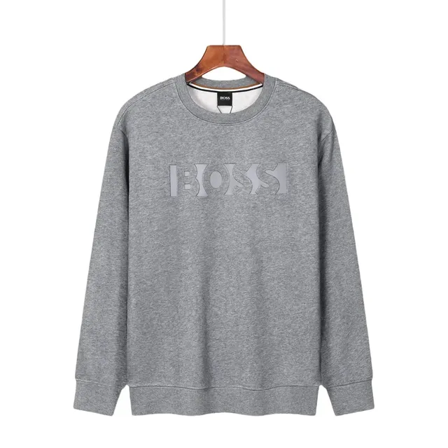 Hugo Boss Crewneck Sweatshirt Logo Appliqué