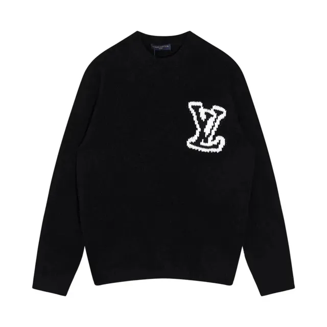 提花套头毛-黑色