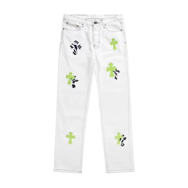 Chrome Hearts Jeans Cross Patch