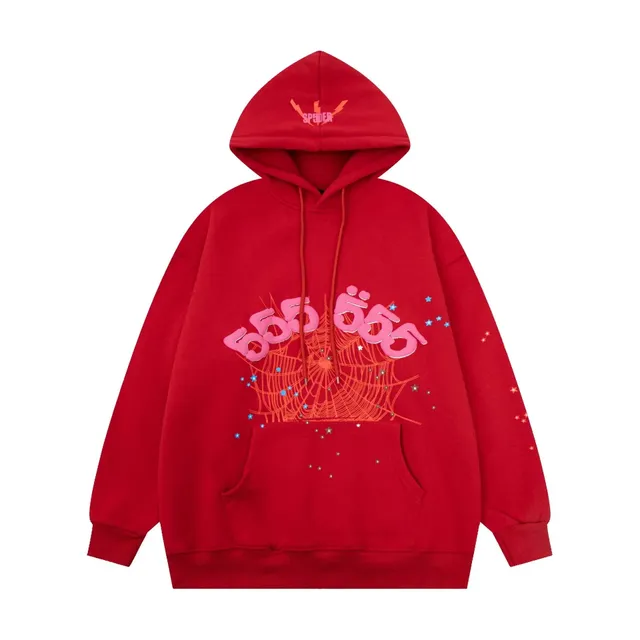 Sp5der Hoodie Spider Web Graphic