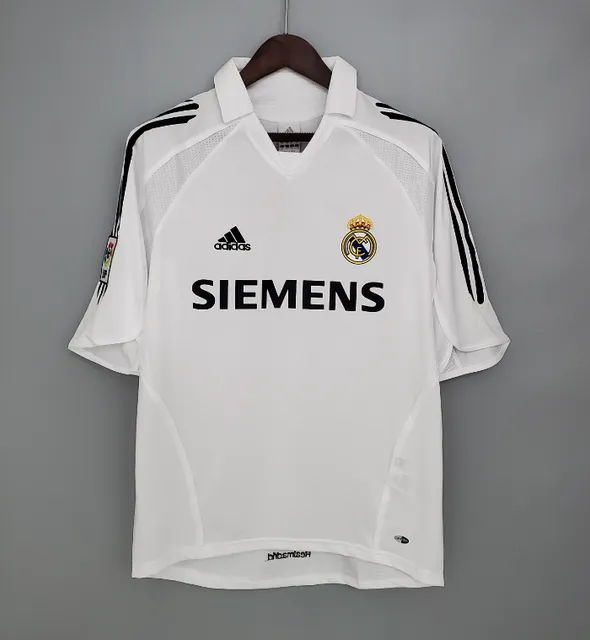Adidas Real Madrid Home Jersey Siemens Sponsor