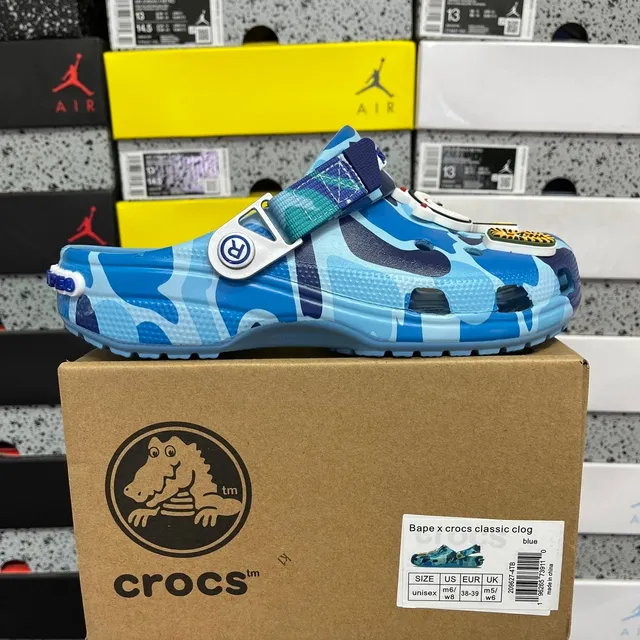 DG版 CROCS bape 粉丝