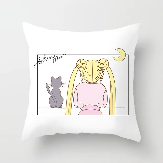 Decorative Pillow Sailor Moon Illustration