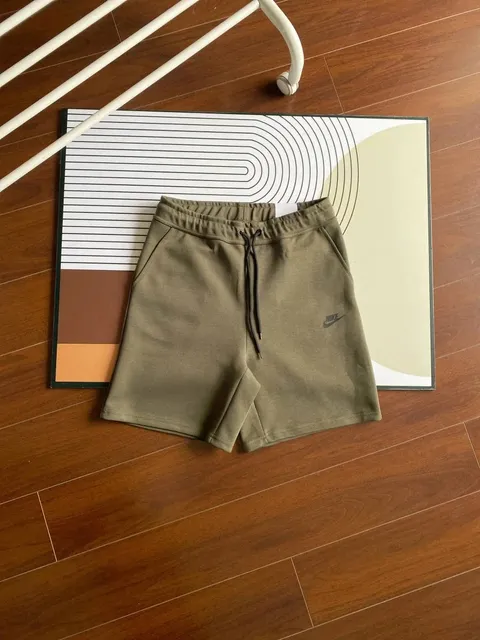Nike Tech Fleece Shorts Olive